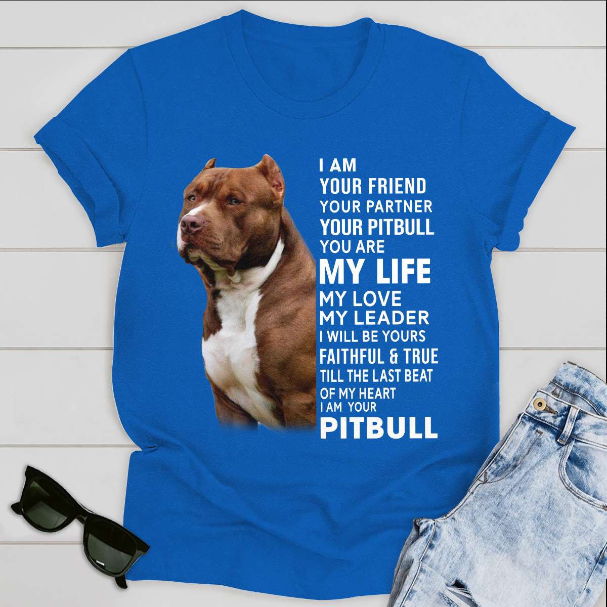 Dog T-shirt I Am Your Pitbull