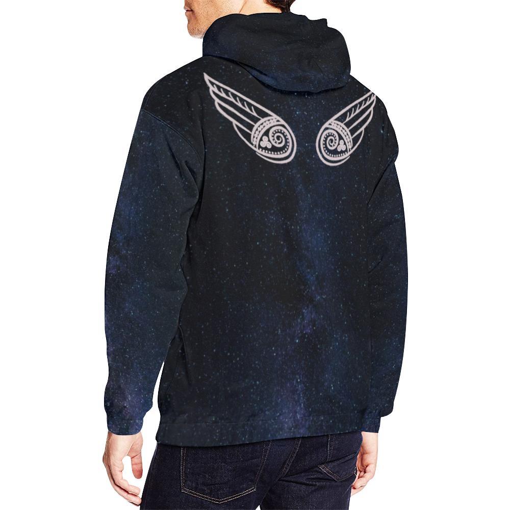 Viking Hoodie - Odin Symbol A6 - Amaze Style™-ALL OVER PRINT HOODIES