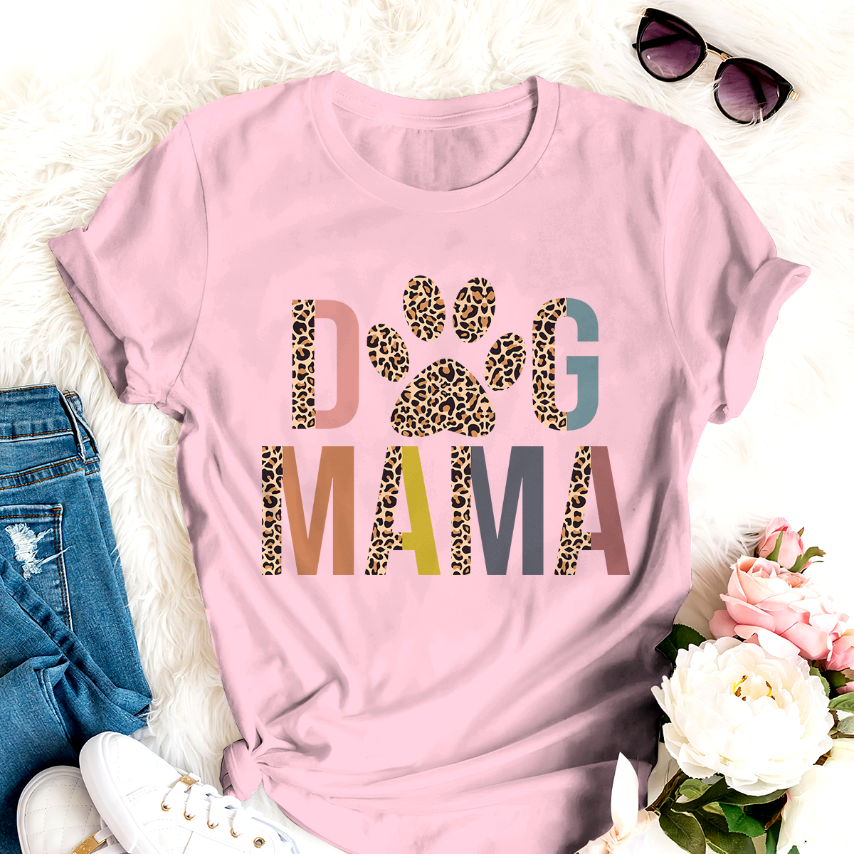Dog Mama Special T-shirt For Dog Lover