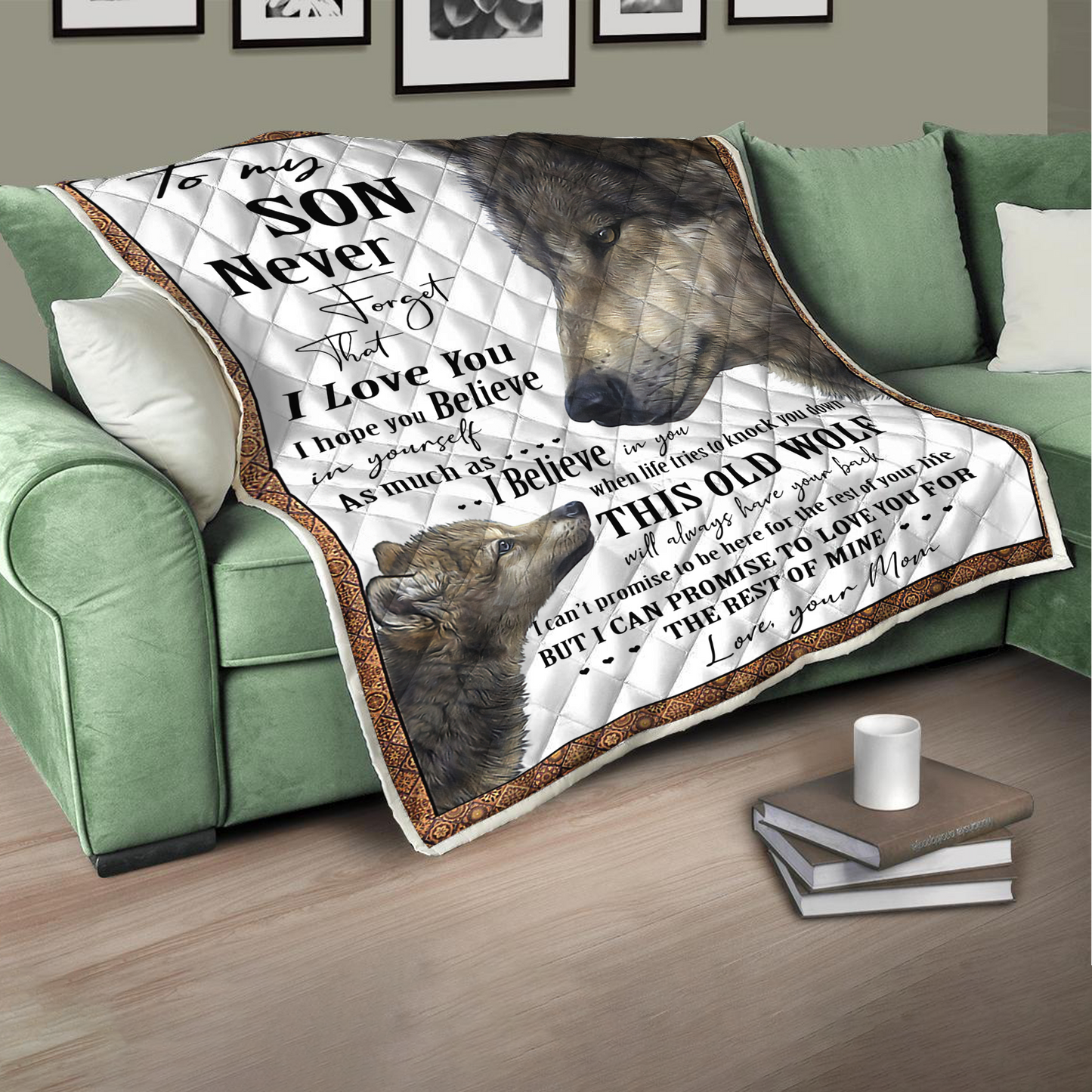 Wolf To My Son Quilt MH2010202