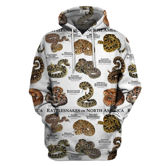 3D All Over Print Rattle Snakes Hoodie-Apparel-6teenth World-Hoodie-S-Vibe Cosy™