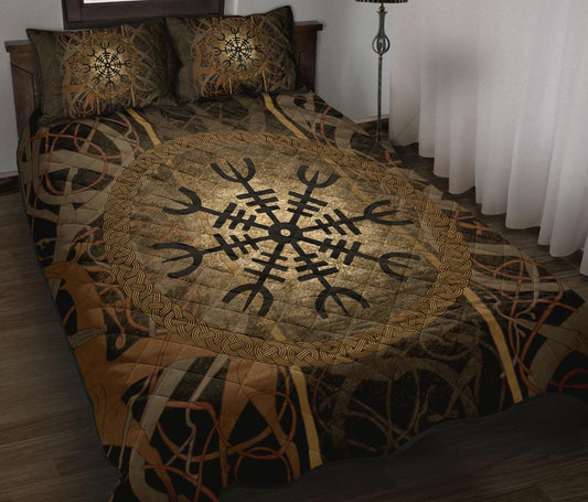 Viking Quilt Bed Set, Helm of Awe