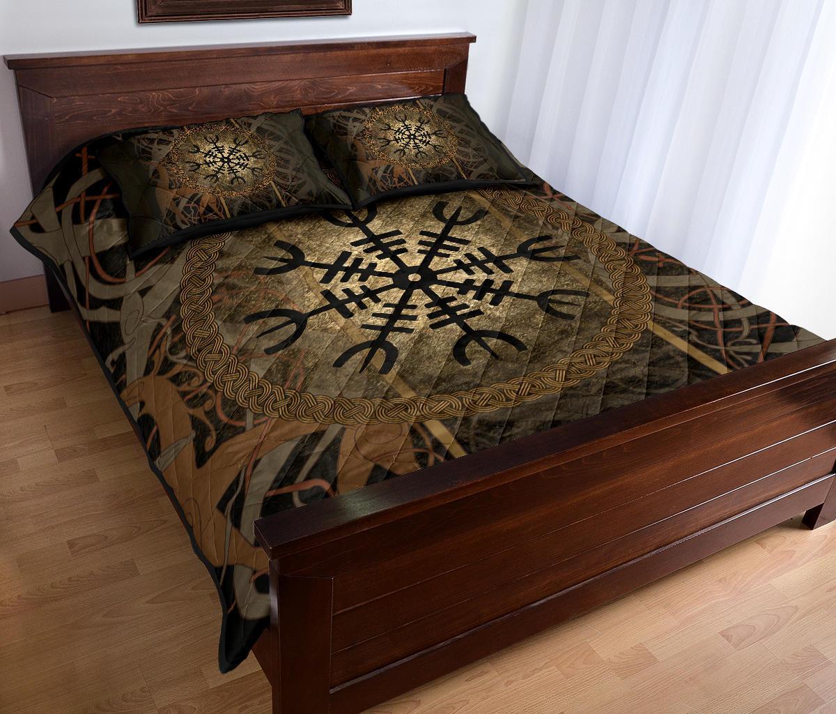 Viking Quilt Bed Set, Helm of Awe