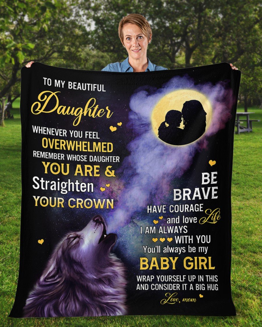 To My Daughter From Mom - Premium Blanket