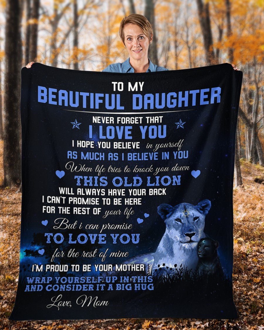 To My Daughter From Mom - Premium Blanket