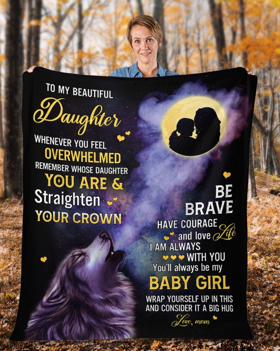 To My Daughter From Mom - Premium Blanket