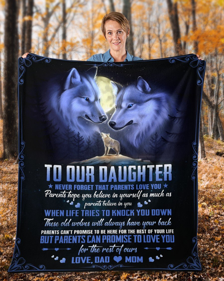 To My Daughter From Mom - Premium Blanket
