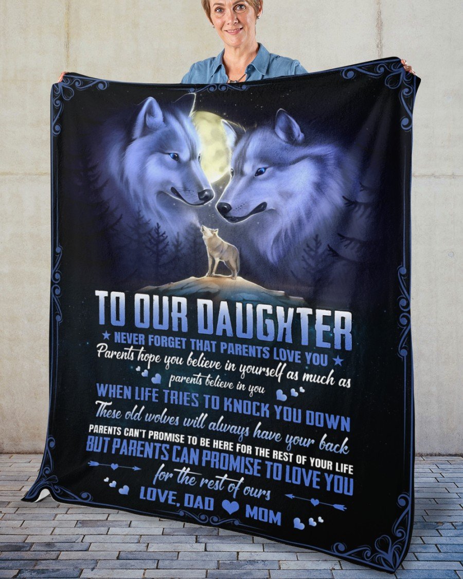 To My Daughter From Mom - Premium Blanket