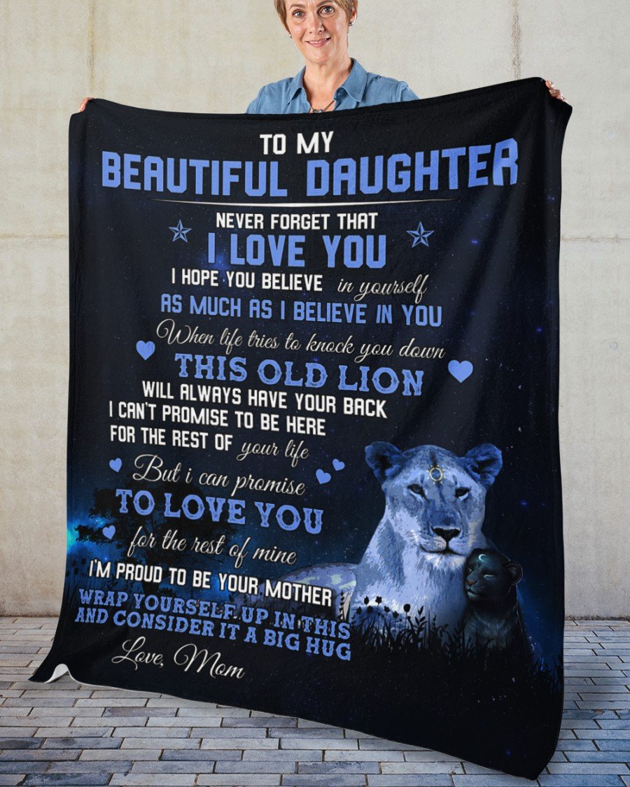 To My Daughter From Mom - Premium Blanket
