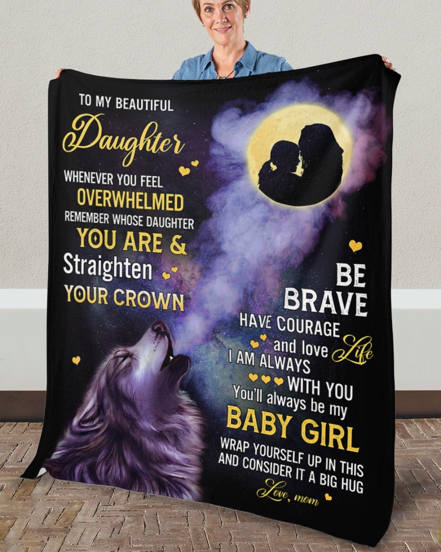 To My Daughter From Mom - Premium Blanket