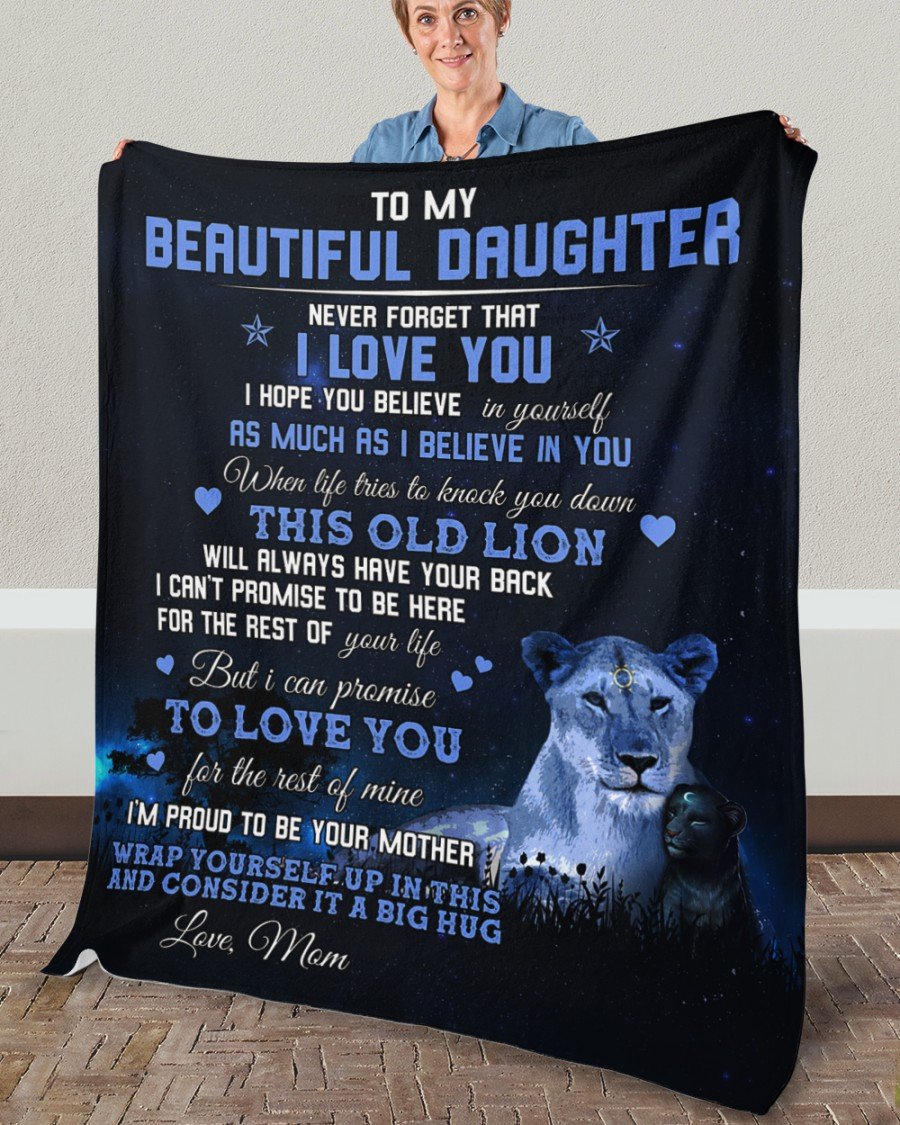 To My Daughter From Mom - Premium Blanket