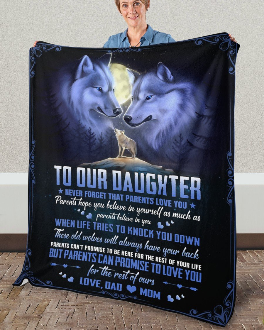 To My Daughter From Mom - Premium Blanket