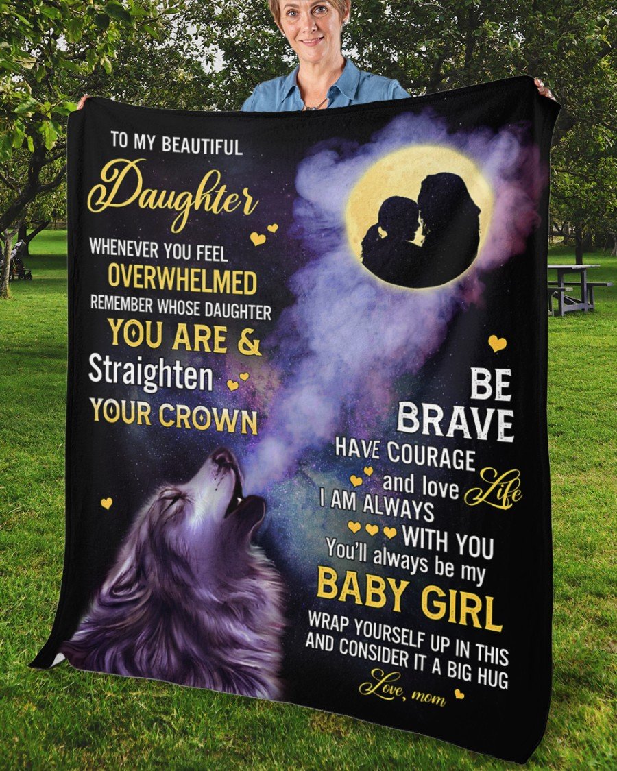 To My Daughter From Mom - Premium Blanket