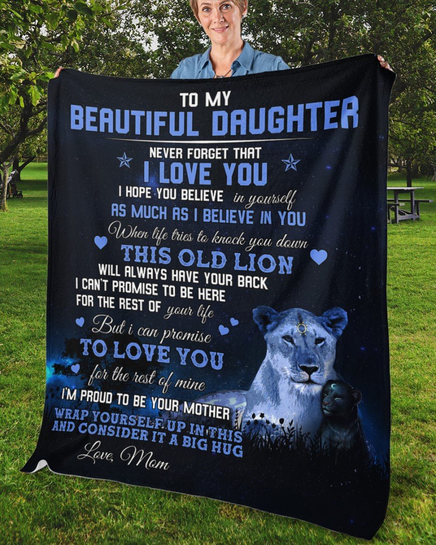 To My Daughter From Mom - Premium Blanket