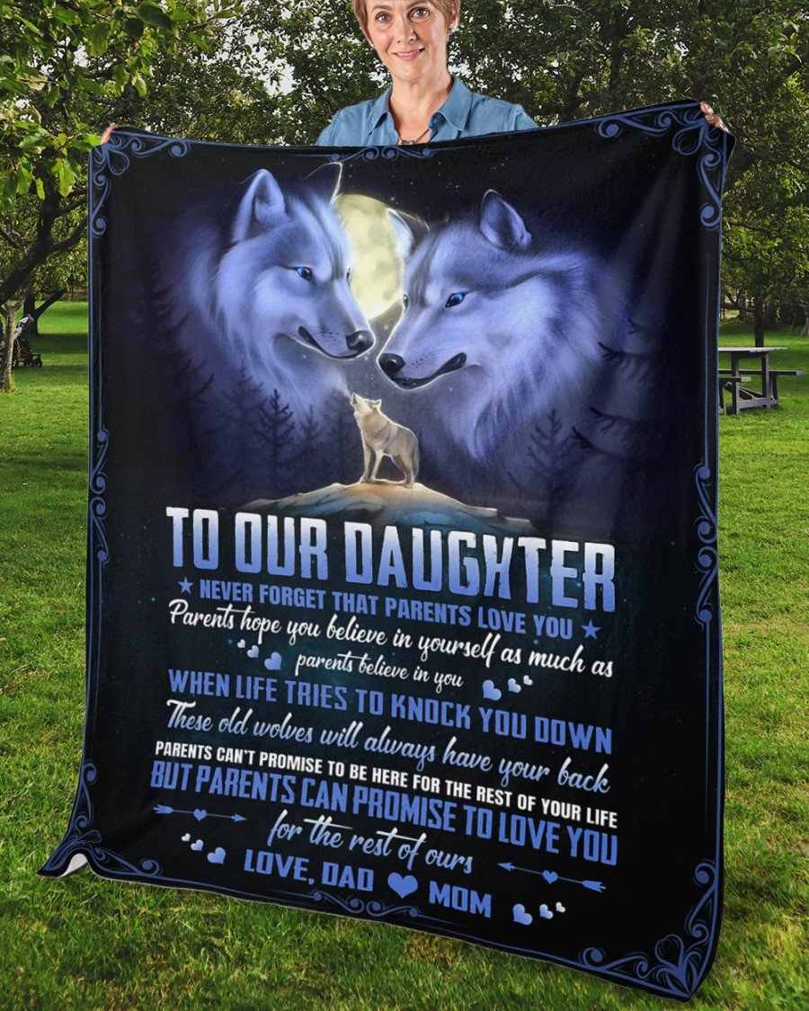To My Daughter From Mom - Premium Blanket