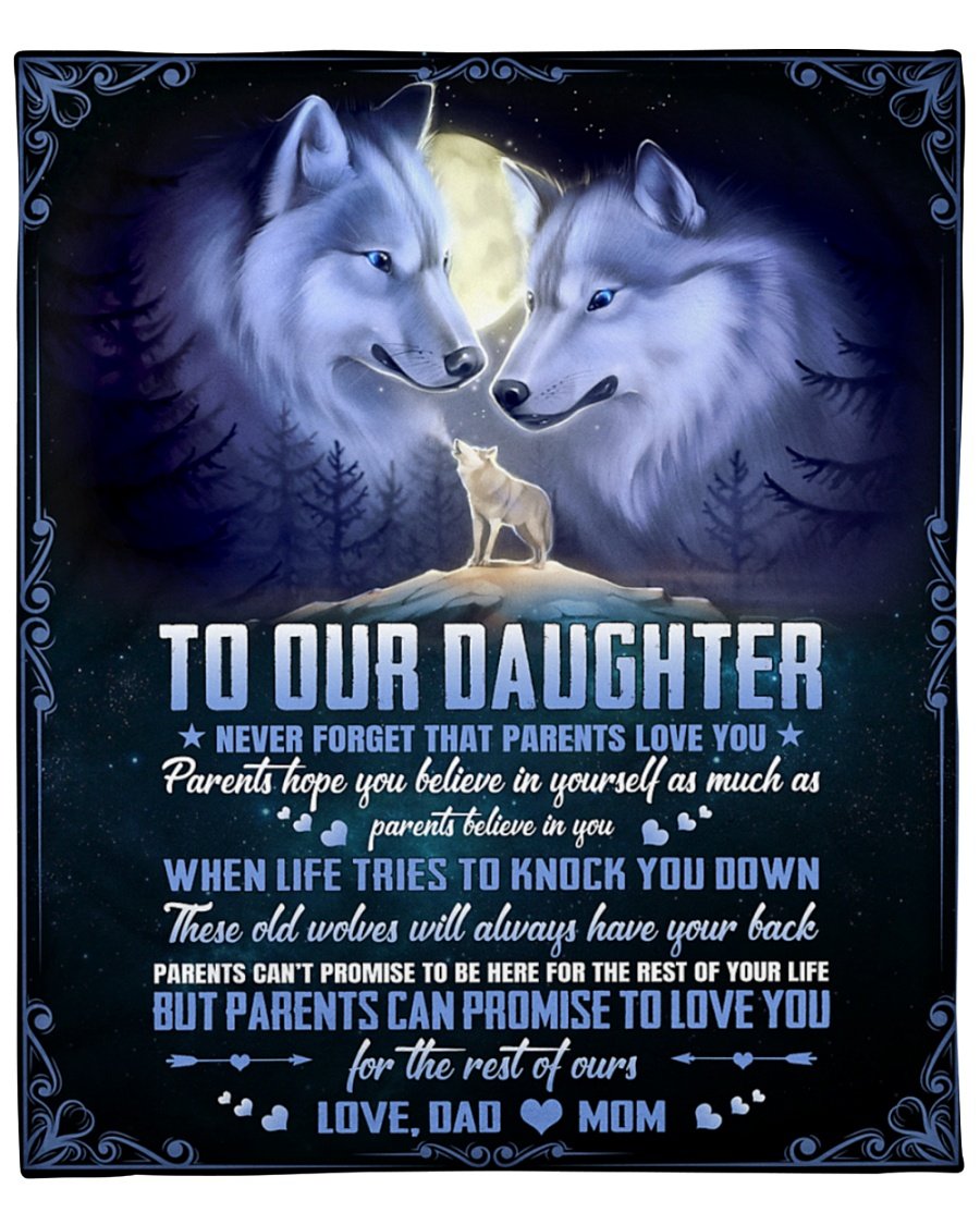 To My Daughter From Mom - Premium Blanket