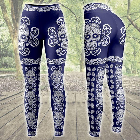 Sugar Skull Pattern Premium Legging 16072109.CTA