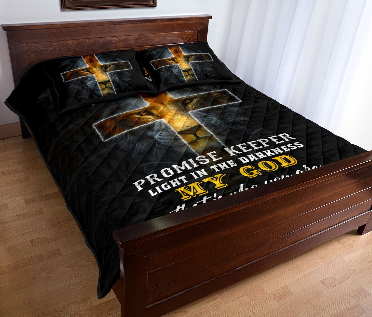 Way Maker Miracle Worker Promise Keeper - Jesus Quilt Bedding Set TA