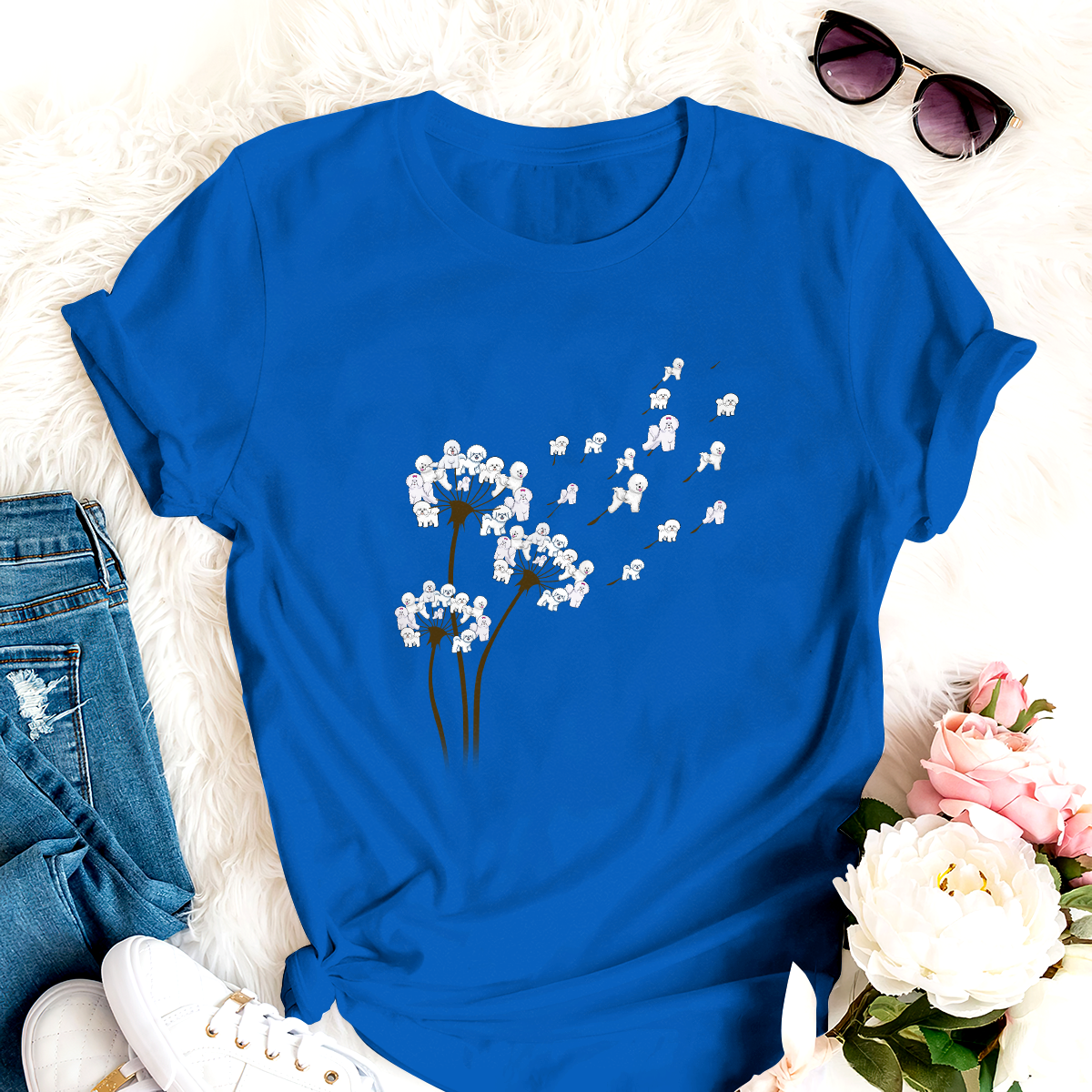 Bichon Dandelion Flower Special Amazing Gift For Dog Lover