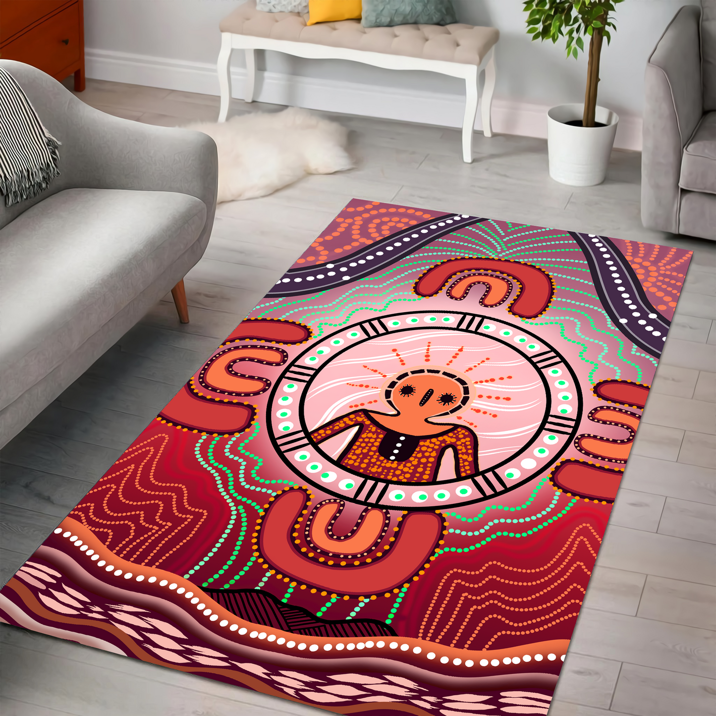 Africa Culture Pattern Rug