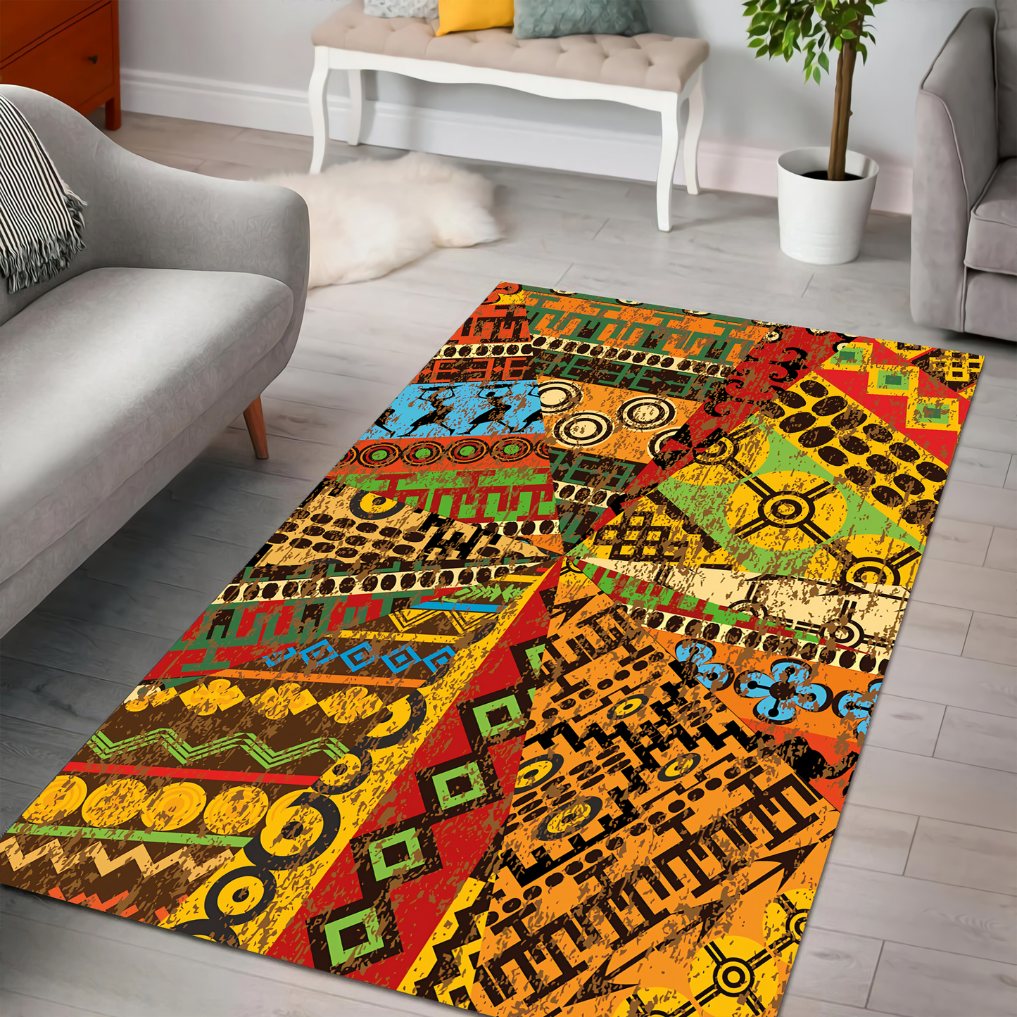 Africa Culture Pattern II Rug