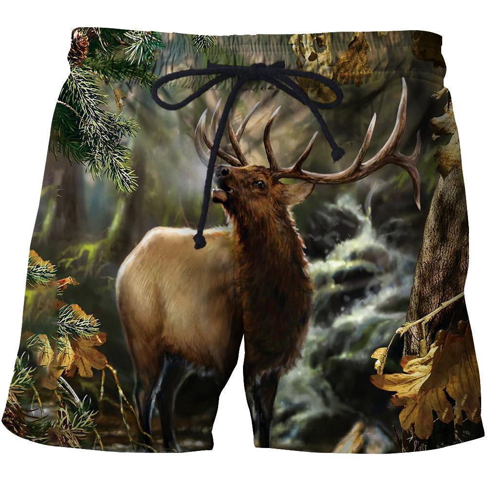 3D All Over Printed Deer Art Clothes-Apparel-6teenth World-SHORTS-S-Vibe Cosy™