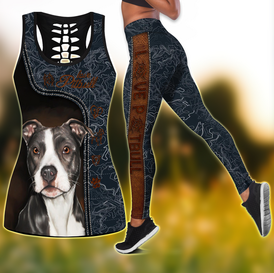 Love Pit bull Combo Legging + Tank by SUN Pi210422 - Amaze Style™-Apparel