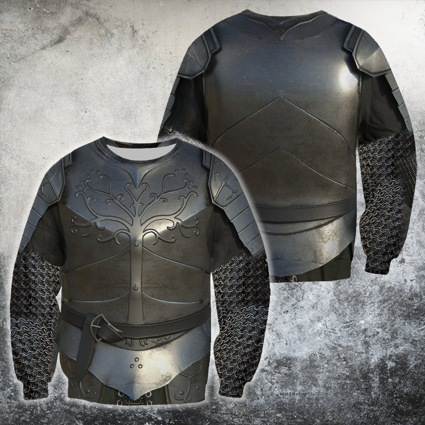 3D All Over Printed Knight Medieval Armor Tops - Amaze Style™-Apparel
