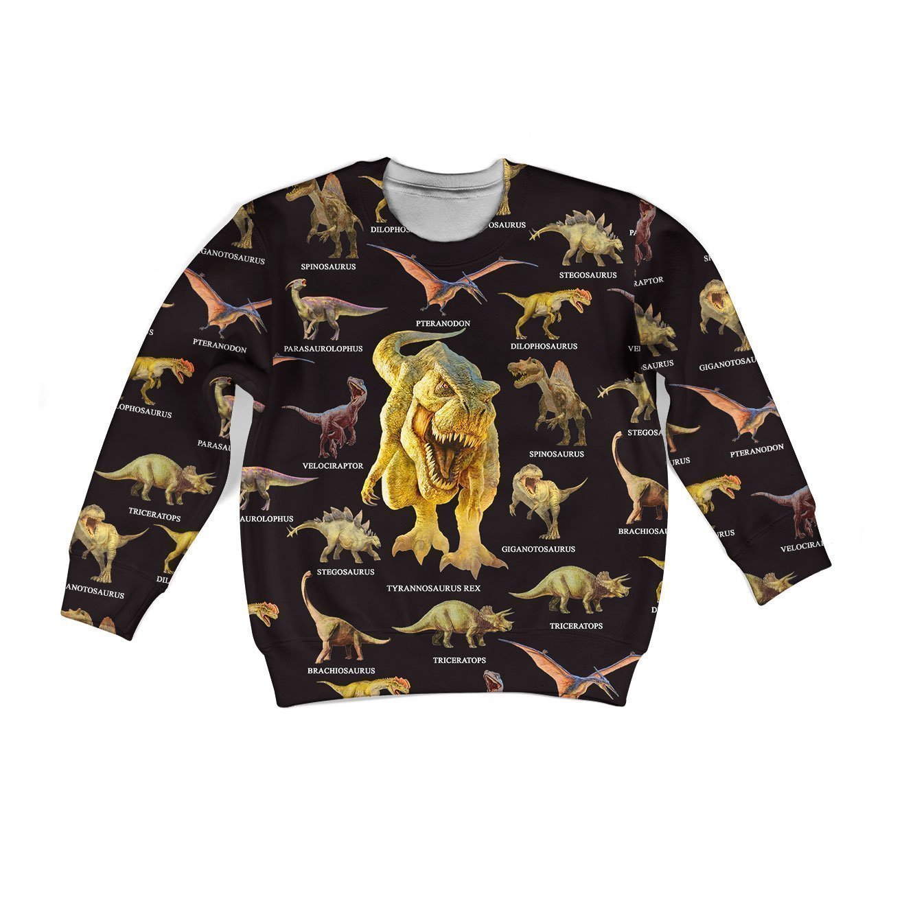 3D All Over Printed Black Dinosaurs T-Rex Shirts - Amaze Style™-Apparel