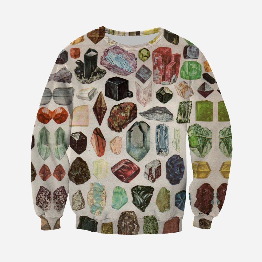 3D All Over Printed A Lot Of Gemstone Shirts and Shorts - Amaze Style™-Apparel