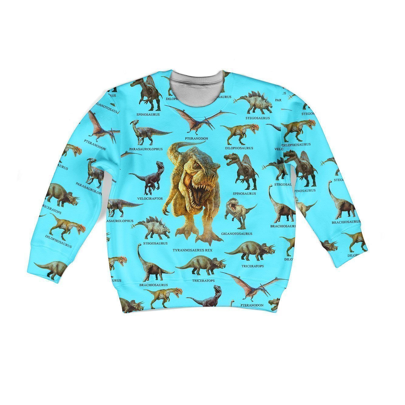 3D All Over Printed Blue Dinosaurs T-Rex Shirts - Amaze Style™-Apparel