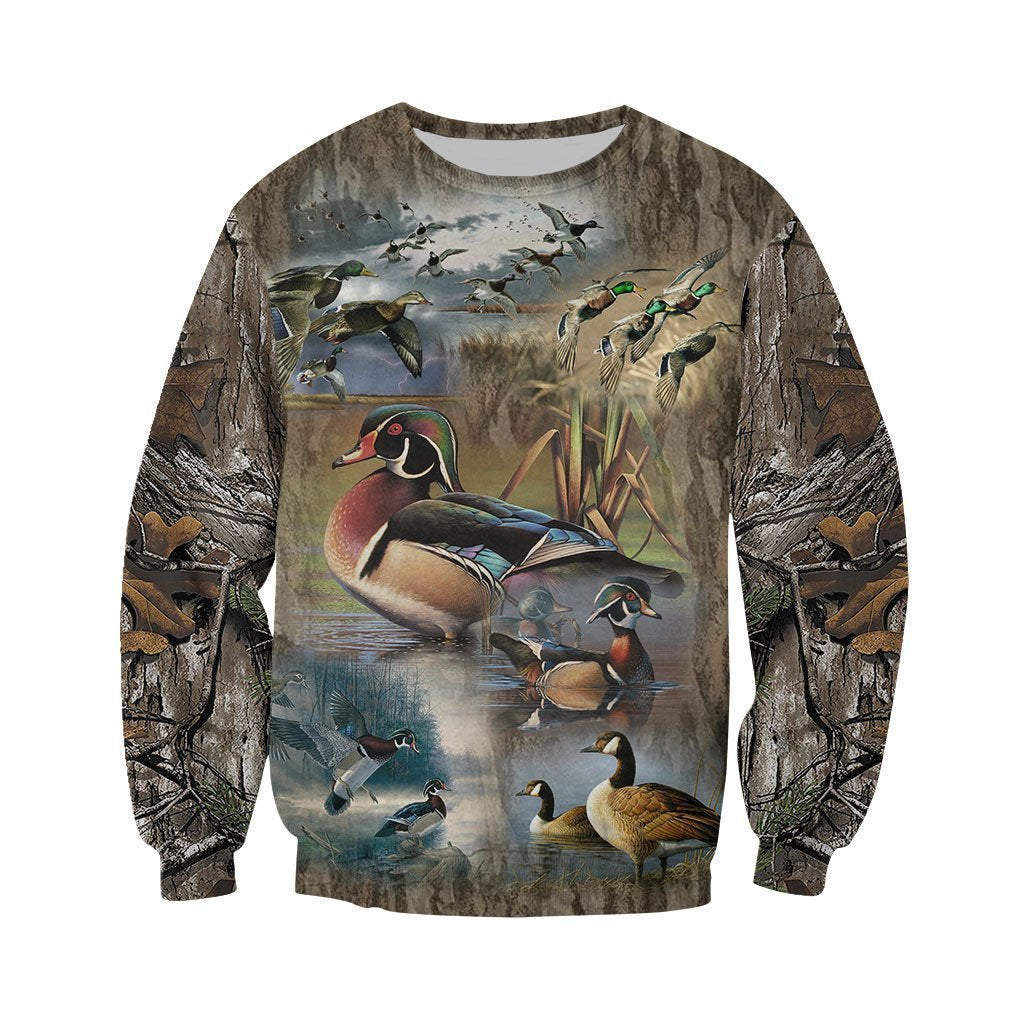 3D All Over Printed Hunting Duck Shirts - Amaze Style™-Apparel
