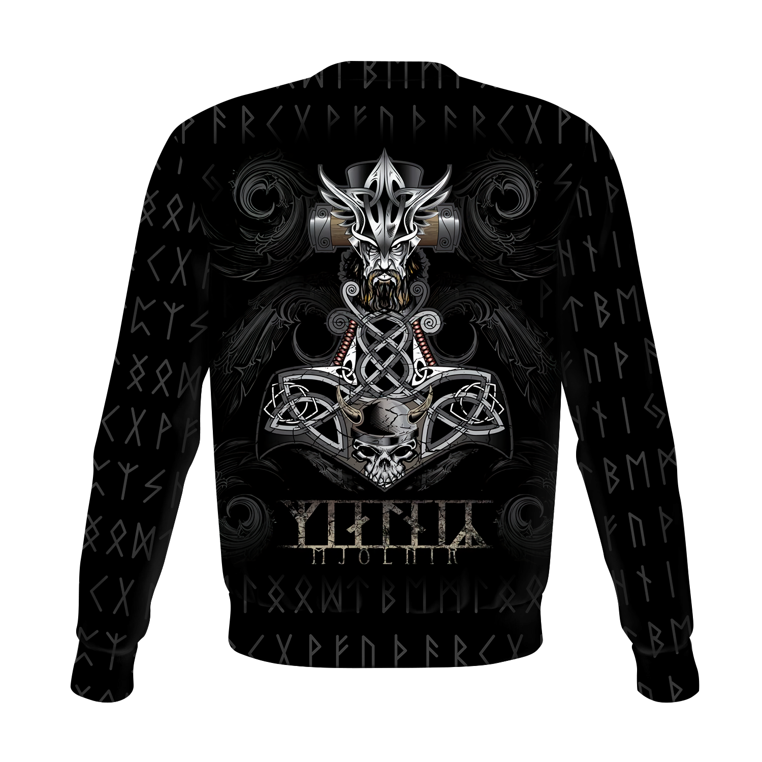 Viking Hoodie Mjolnir - Amaze Style™-Apparel