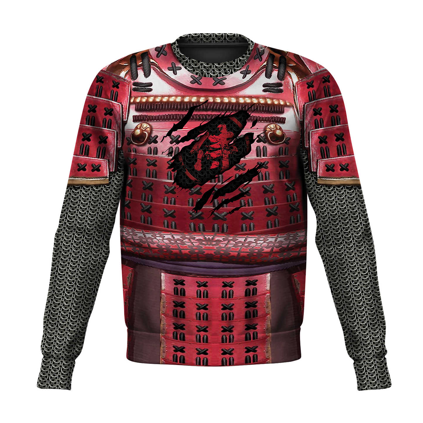 3D All Over Printed Samurai Red Armor-Apparel-6teenth World-Sweatshirt-S-Vibe Cosy™