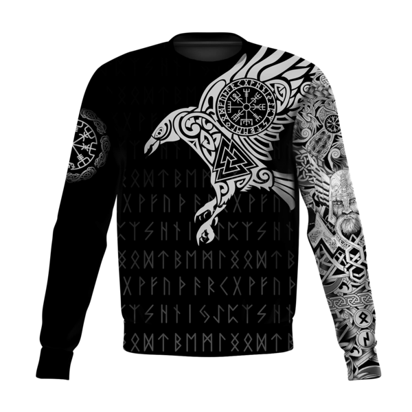 Vikings - The Raven of Odin Tattoo version 2.0 - Amaze Style™-Apparel