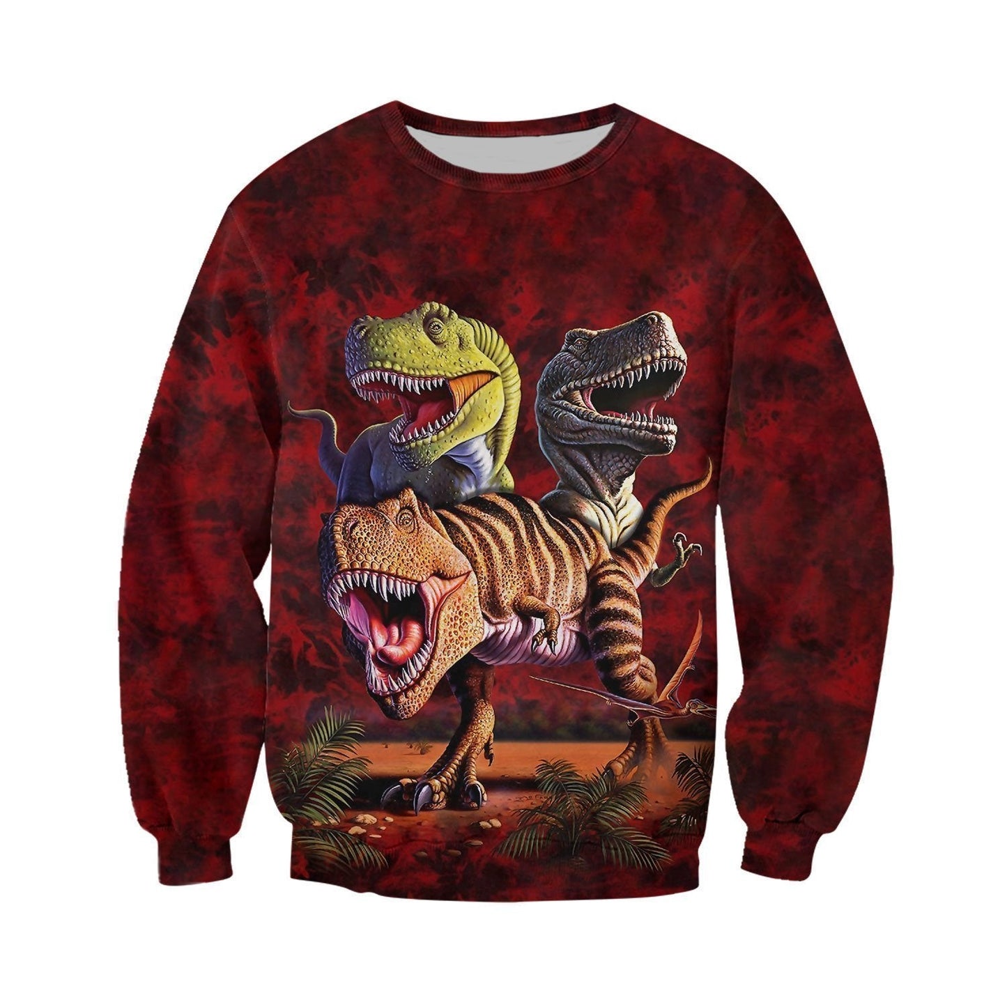 3D All Over Printed T-Rex Collage Shirts and Shorts - Amaze Style™-Apparel