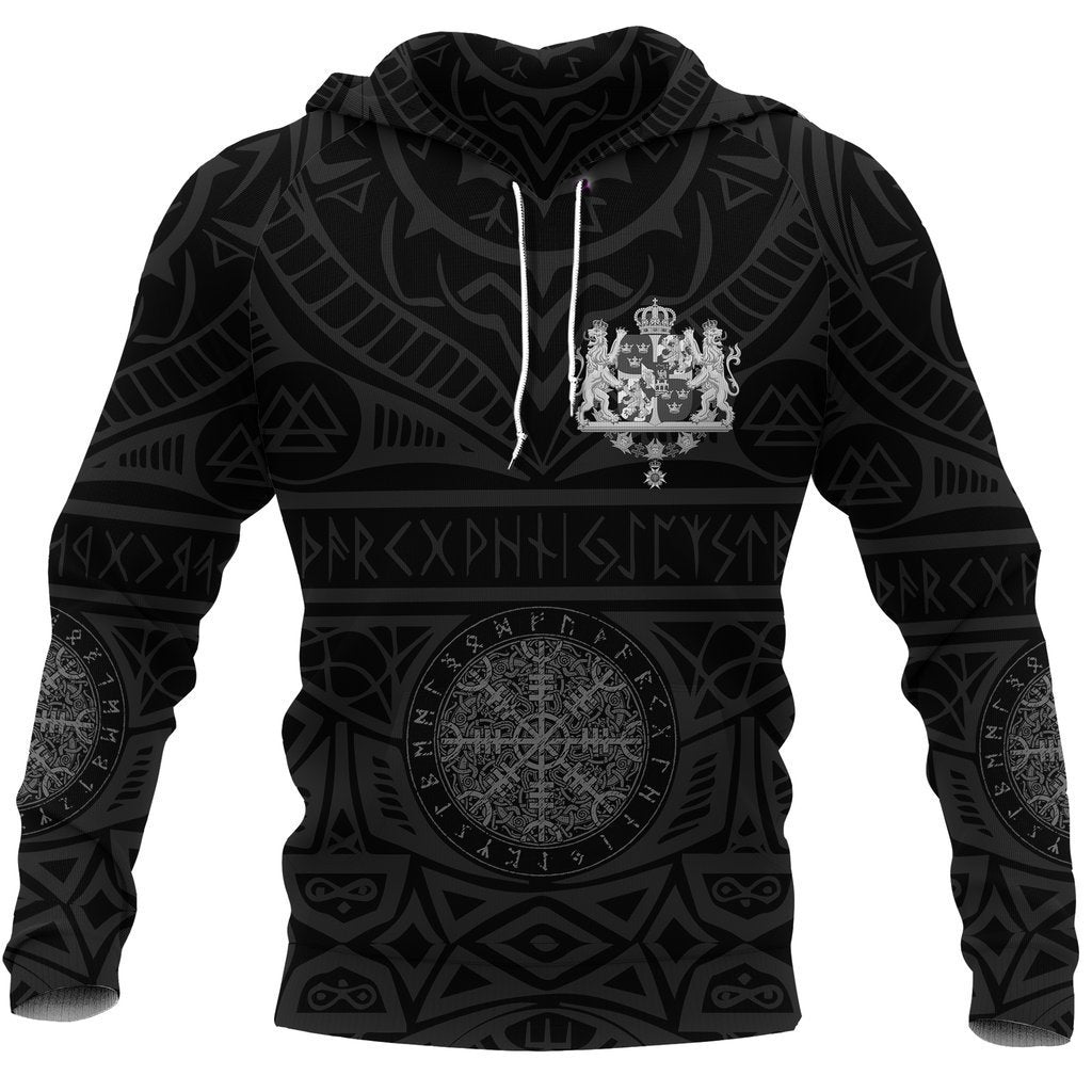 Sweden Vikings Tattoo Hoodie - Amaze Style™-Apparel