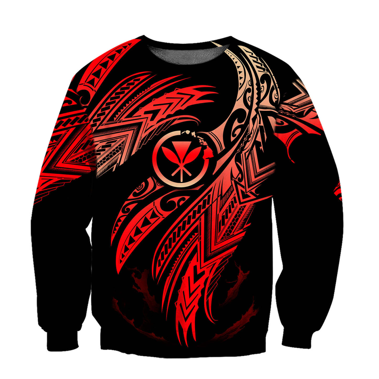 Amazing Hawaii Polynesian Tattoo Unisex Deluxe Hoodie ML