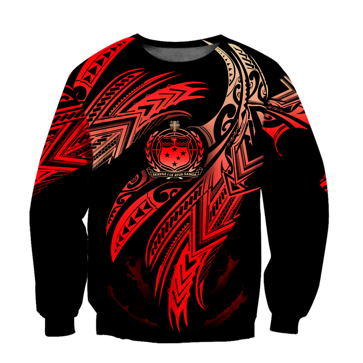 Amazing Samoa Polynesian 3D Tattoo Unisex Deluxe Hoodie ML