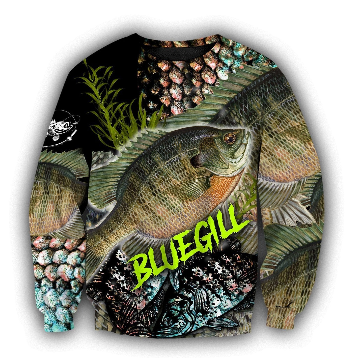 Bluegill Fishing on skin 3D all over shirts for men and women TR060101 - Amaze Style™-Apparel