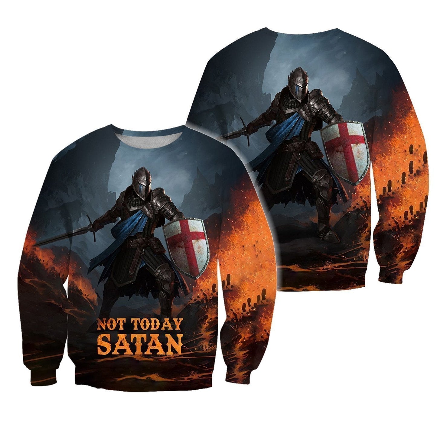 3D All Over Printed Knight Templar - Amaze Style™-Apparel