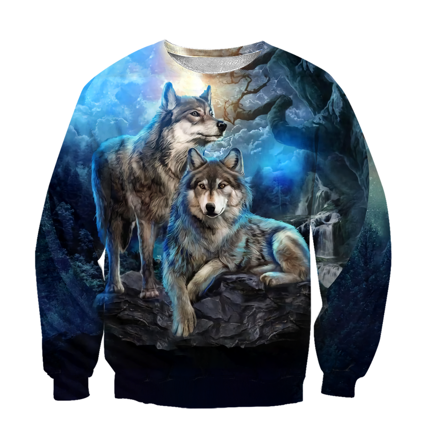 Wolf Hoodie T Shirt Cloak For Men and Women HAC220402-Apparel-NM-Hoodie-S-Vibe Cosy™