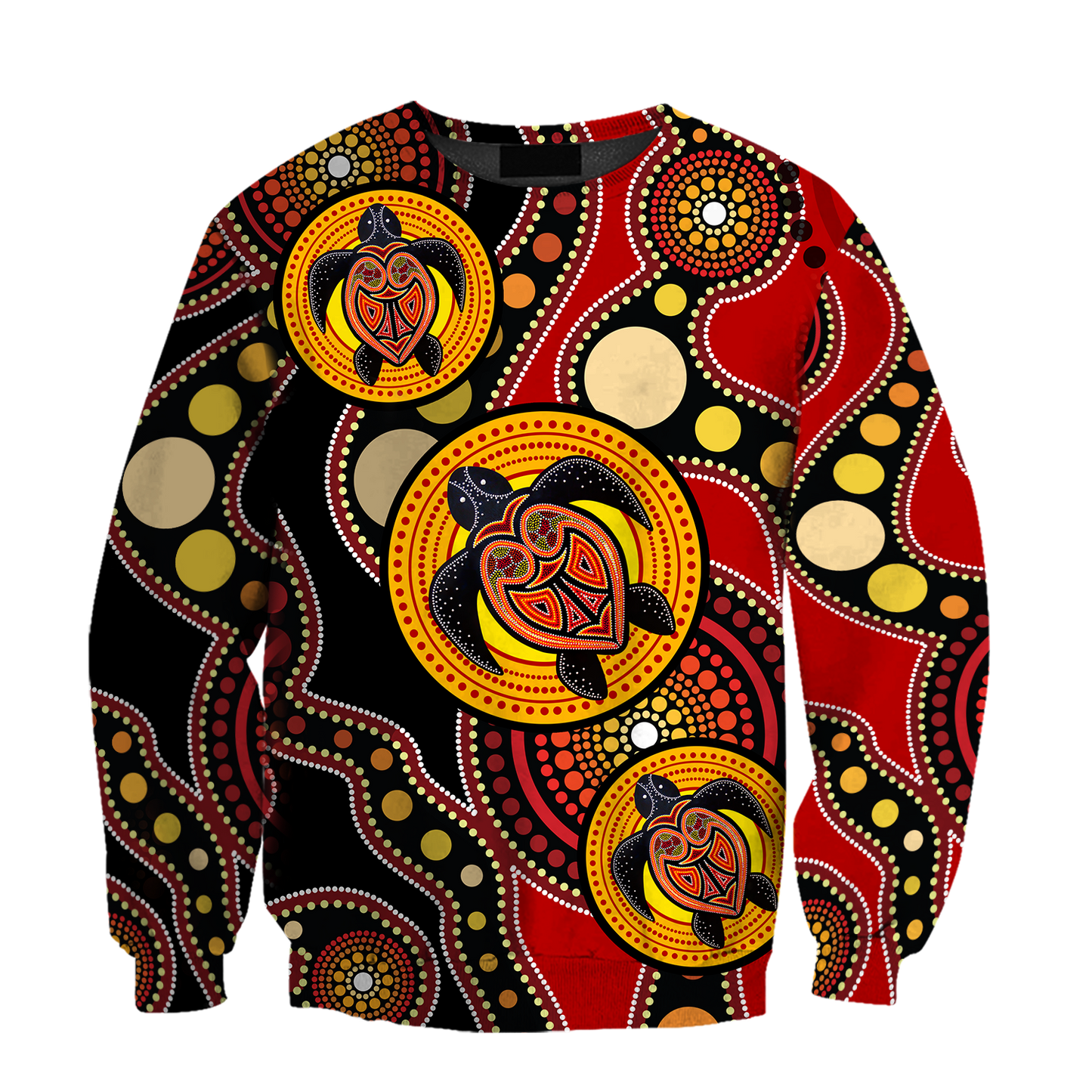 Aboriginal Australia Indigenous Turtles Painting Art shirts for men and women