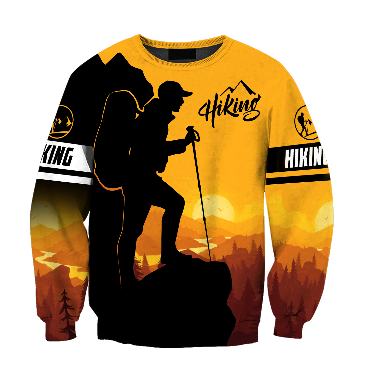 Hiking trails open sunset 3D all over printed shirts for men and women