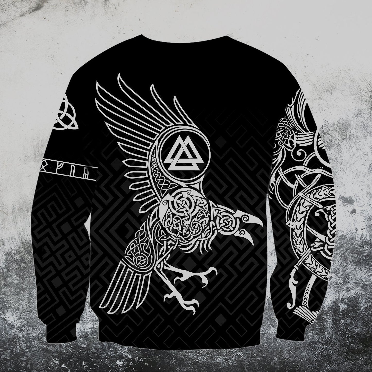 Vikings - The Raven of Odin Tattoo Special Hoodie - Amaze Style™-Apparel