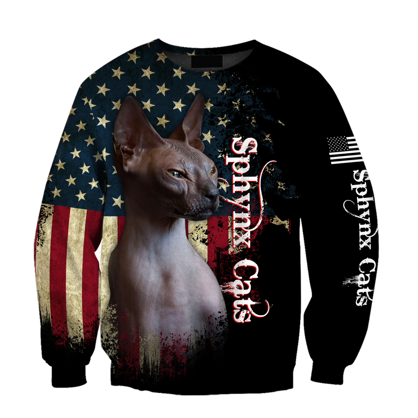 American Sphynx cat 3D printed shirts for men and women