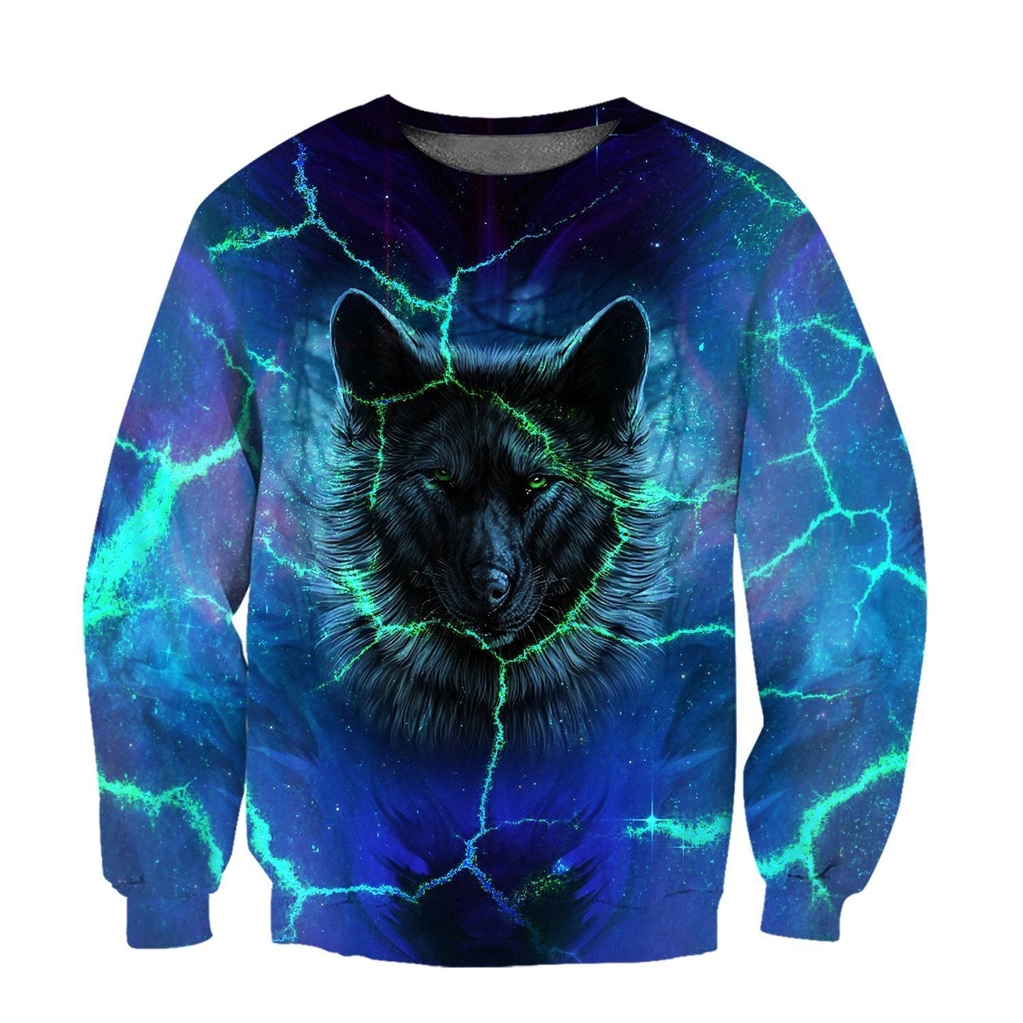 All Over Printed Magical Wolf Hoodie NTN10012003-MEI