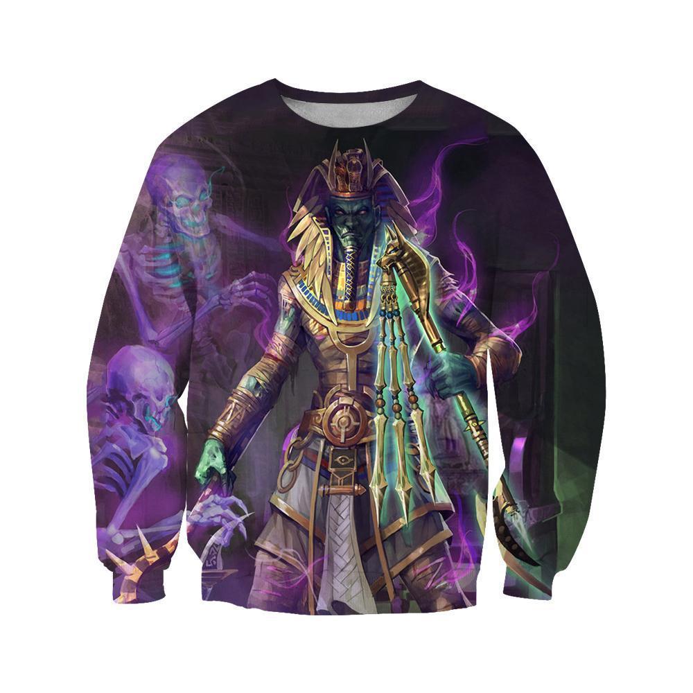 3D All Over Print Osiris Egyptian God Hoodie - Amaze Style™-Apparel