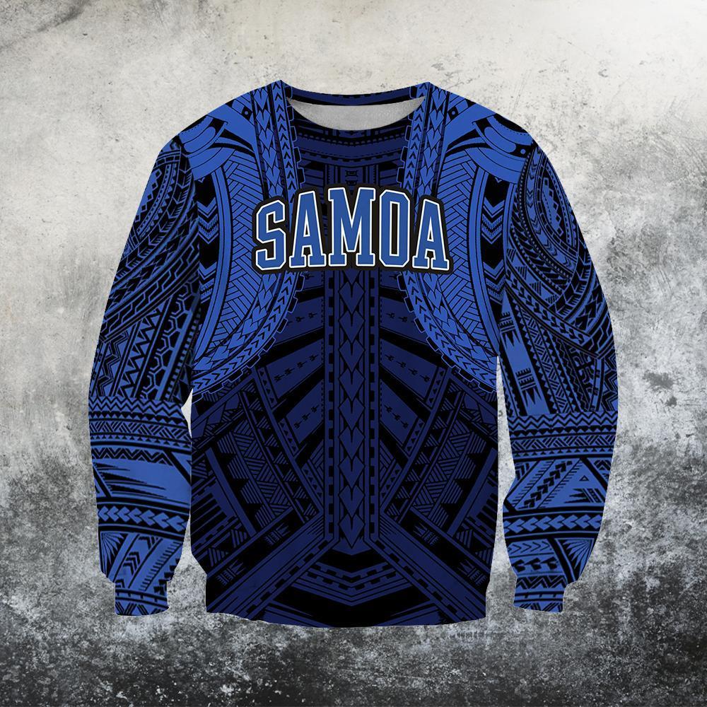 American Samoa Spirit Hoodie (Blue) PL - Amaze Style™-Apparel