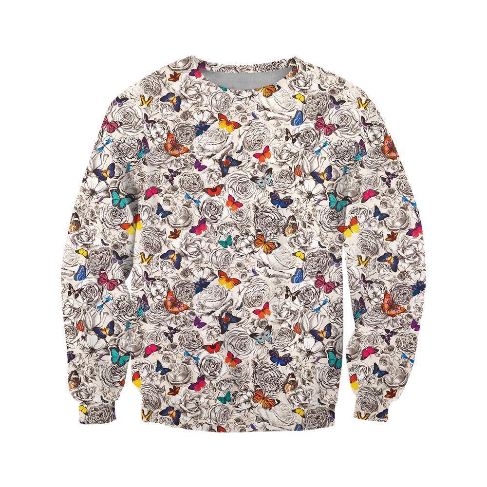 3D All Over Print Butterfly Art Hoodie - Amaze Style™-Apparel